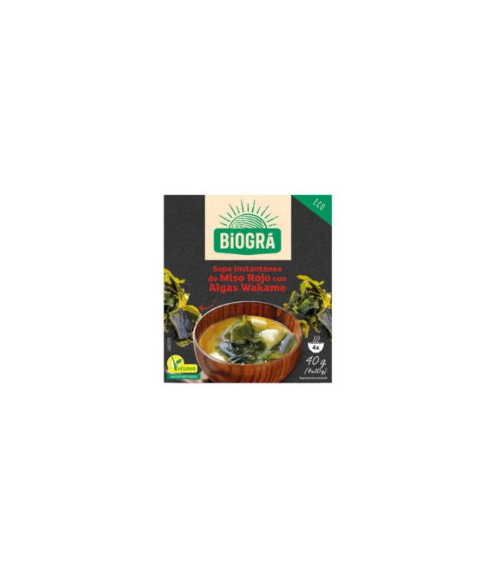 SOPA MISO con alga wakame 4sbrs. BIO
