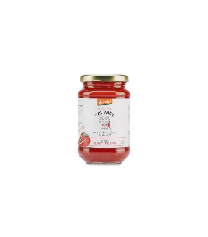 SALSA DE TOMATE picante 350gr. DEMETER
