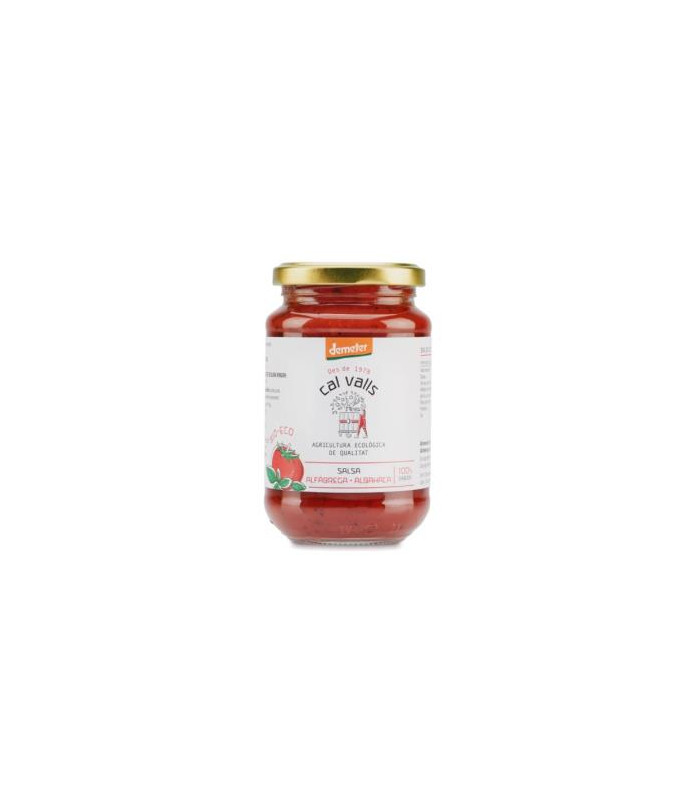 SALSA DE TOMATE con albahaca 350gr. DEMETER