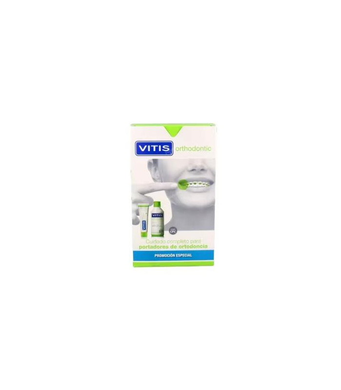 PACK VITIS ORTHODONTIC pasta dental + colutorio