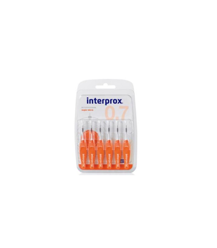 CEPILLO INTERDENTAL INTERPROX 4G SUPER MICRO 6ud.