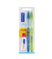 PACK VITIS MEDIO 2cepillos + pasta anticaries 15ml