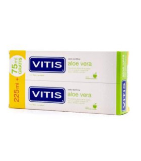 VITIS ALOE DUPLO pasta dental manzana 2x150ml.