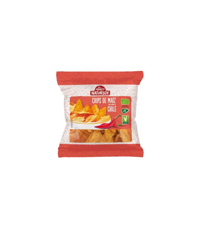 CHIPS DE MAIZ Y CHILI 75gr. BIO