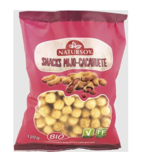 SNACKS DE MIJO Y CACAHUETE 120gr. BIO VEGAN