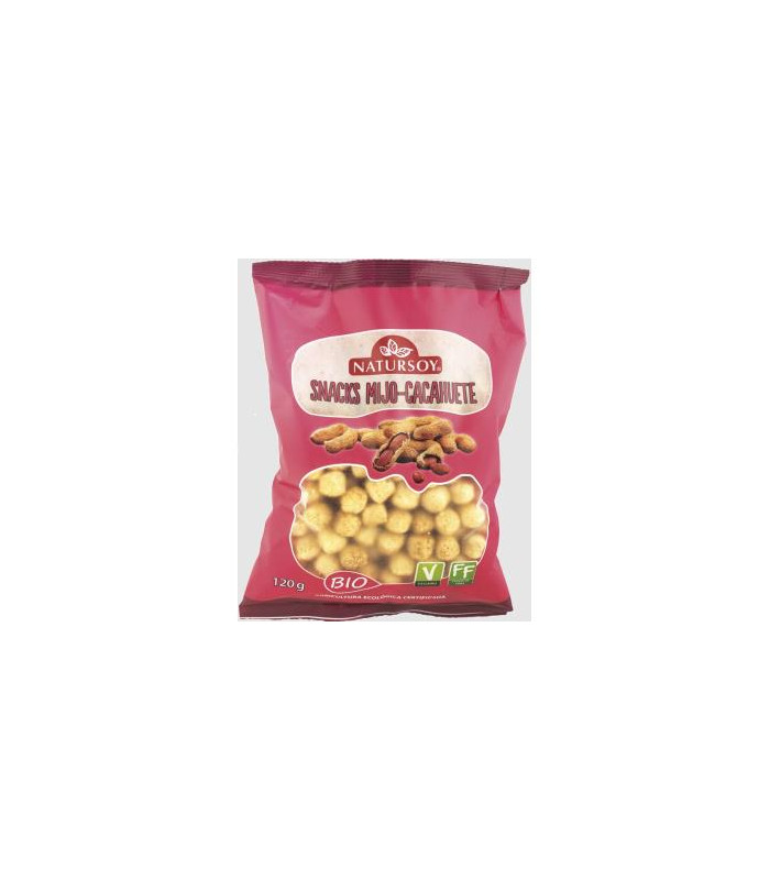 SNACKS DE MIJO Y CACAHUETE 120gr. BIO VEGAN
