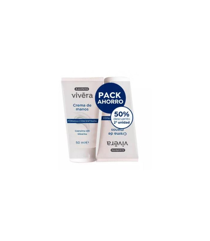 VIVERA PACK DUPLO crema manos concentrado 2u 50ml