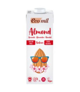 ECOMIL BEBIDA DE ALMENDRAS NATURE 1lt 6uds BIO S/A