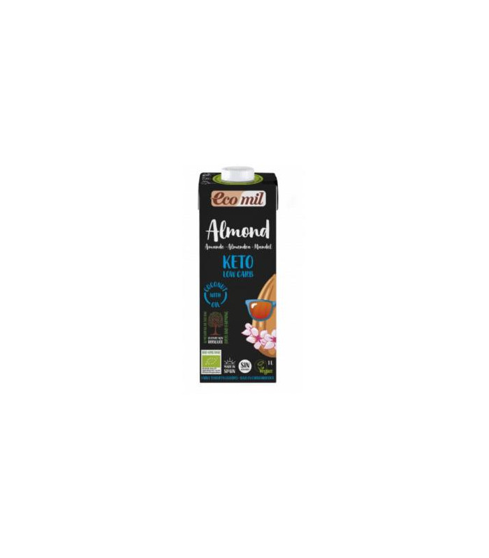 ECOMIL BEBIDA ALMENDRA NATURE KETO 1lt 6uds. BIO
