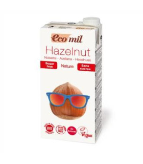 ECOMIL BEBIDA DE AVELLANA  NATURE 1lt 6uds BIO S/A