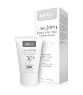LAVIDERM solar facial SPF50+ oil free 50ml.