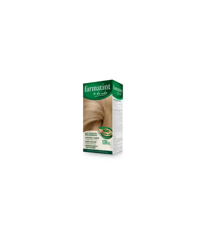 FARMATINT GEL 10N rubio platino 135ml.