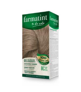 FARMATINT GEL 8C rubio claro ceniza 135ml.