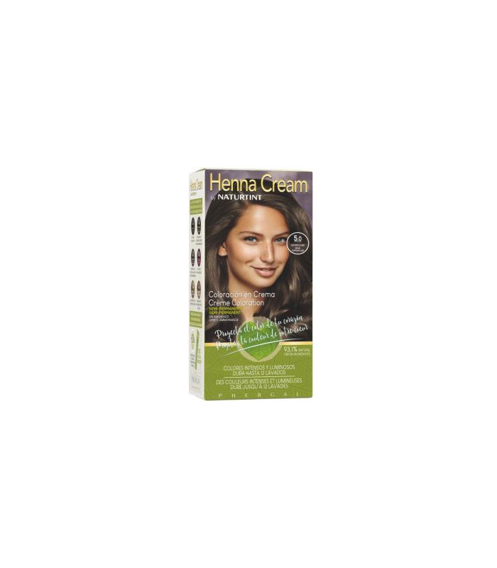 NATURTINT HENNA CREAM 5.0 castaño claro