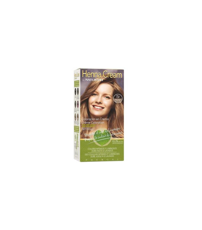 NATURTINT HENNA CREAM 7.3 rubio dorado