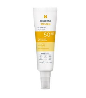 REPASKIN fotoprotector SPF50 facial tacto seda 50m