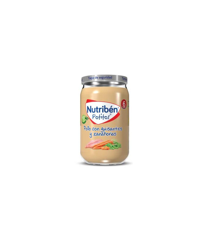 NUTRIBEN POTITO POLLO GUISANTES Y ZANAHORIA 235gr