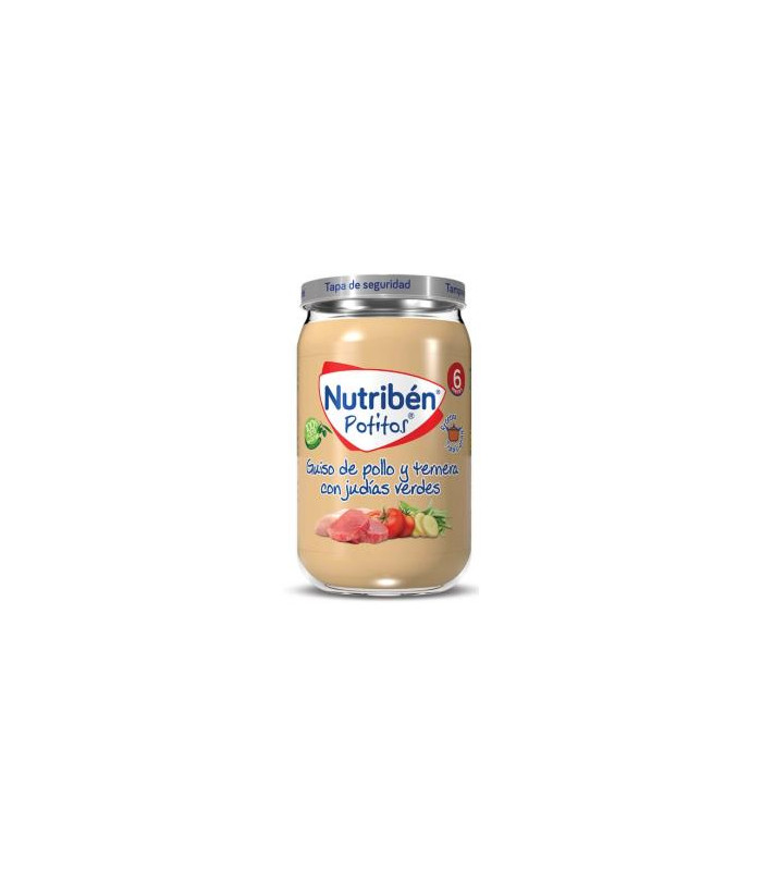 NUTRIBEN POTITO GUISO POLLO TERNERA JUDIAS 235gr.