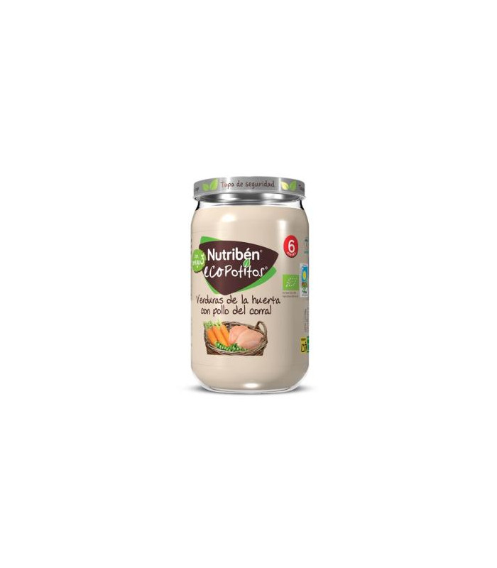 NUTRIBEN ECO POTITO POLLO CORRAL VERDURAS 235g +6m