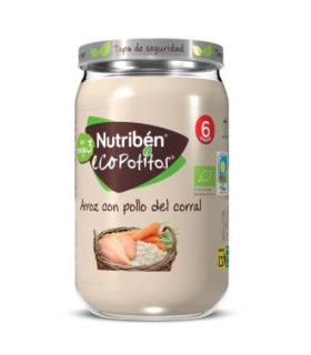 NUTRIBEN ECO POTITO POLLO CORRAL ARROZ 235gr.+6m