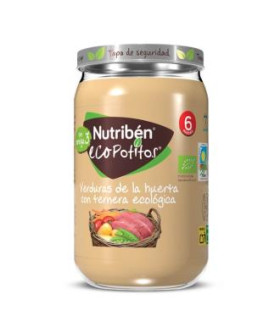 NUTRIBEN ECO POTITO VERDURAS-TERNERA ECO 235gr +6m