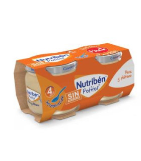 NUTRIBEN POTITO PERA PLATANO 2X120gr.+4m