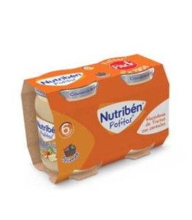 NUTRIBEN POTITO MACEDONIA FRUTA CEREALES 2X190gr.