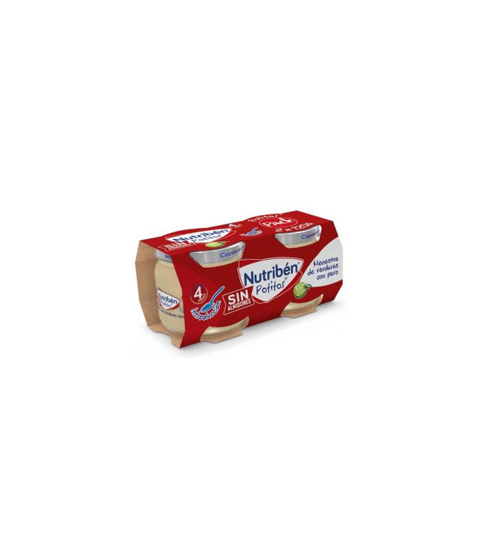 NUTRIBEN POTITO BIPACK INTRO VERDURA PAVO 2X120gr.