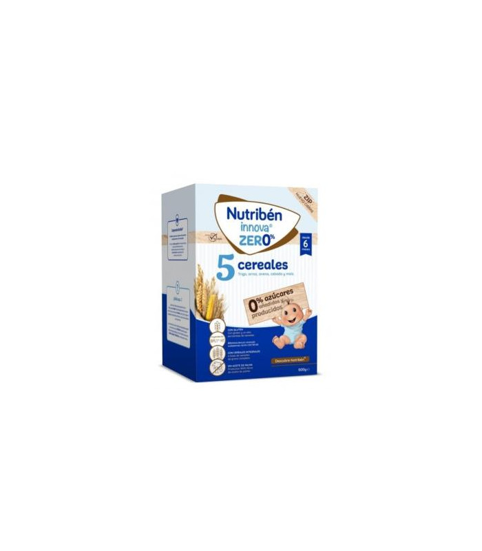 NUTRIBEN  PAPILLA INNOVA 5 CEREALES 0% 500G