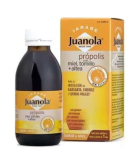 JUANOLA PROPOLIS MIEL TOMILLO ALTEA JARABE 150ml.