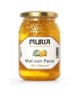 MIEL con panal 500gr.