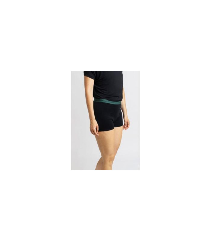 SHORT MENSTRUAL negro/verde flujo abundante 4/L.