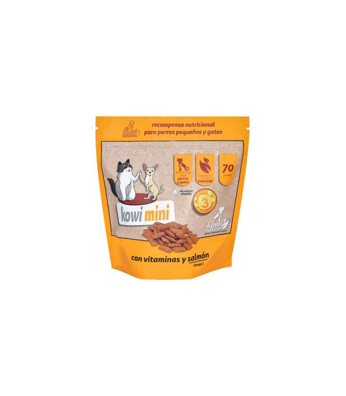 KOWI MINI con vit-salmon perros y gatos snack 70gr