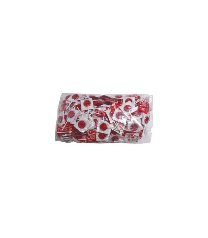 PIRULETAS REDONDAS cereza 200 uds BIO BOLSA