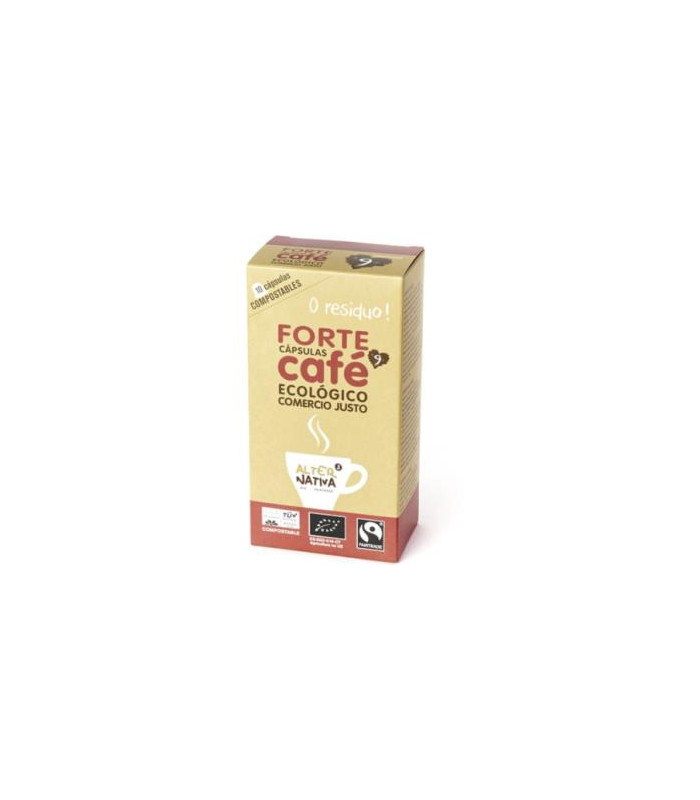 CAFE FORTE 10capsulas biodegradables ECO