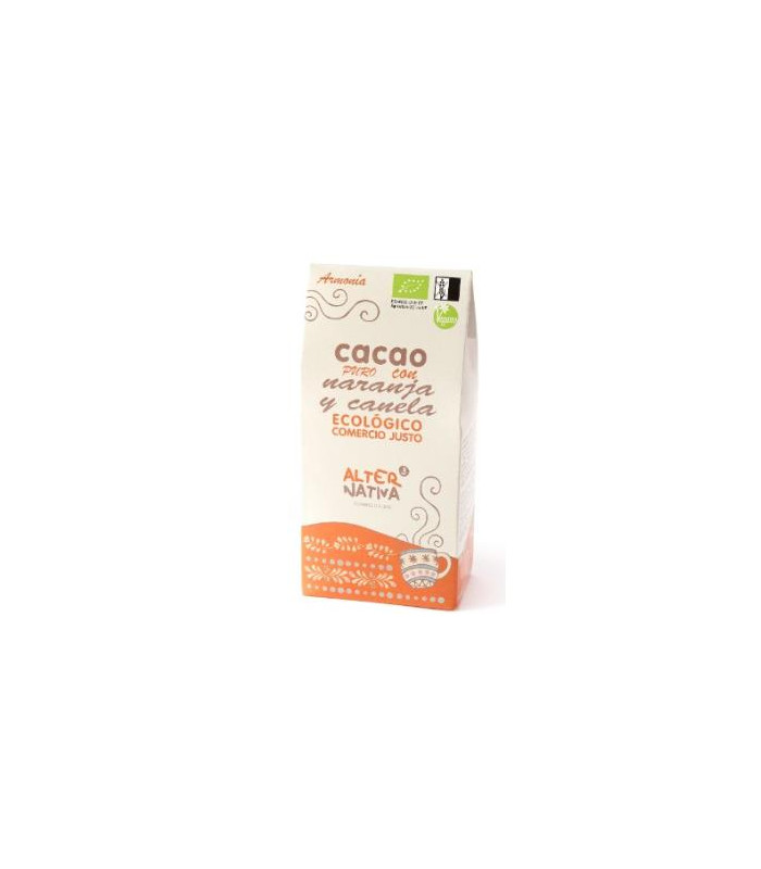 CACAO CON NARANJA-CANELA 125 gr BIO