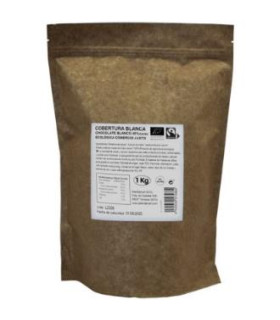 COBERTURA CHOCOLATE BLANCO 40% 1kg BIO