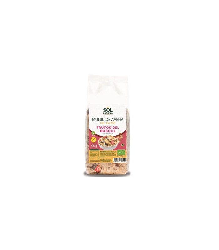 MUESLI DE AVENA Y FRUTOS DEL BOSQUE  425gr. BIO SG