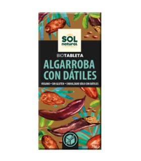 ALGARROBA con datiles tableta 70gr. BIO SG VEGAN