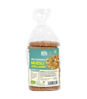 GALLETAS DE MUESLI Y AVELLANAS  250gr.