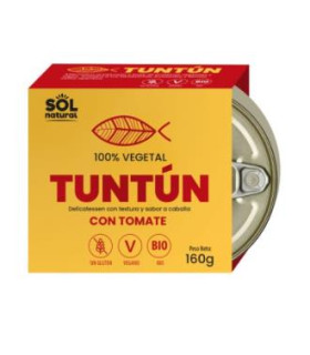 TUNTUN CABALLA con tomate 160gr. BIO VEGAN