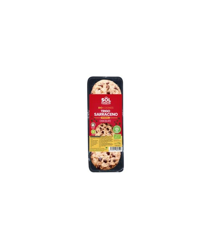 COOKIES DE TRIGO SARRACENO Y CHOCOLATE 170gr. BIO