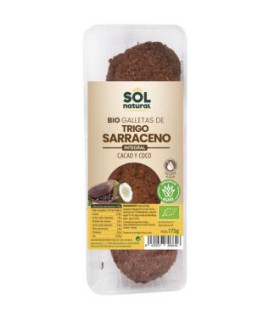 GALLETAS DE TRIGO SARRACENO COCO CACAO 175gr.