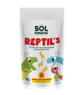 DINOS GALLETAS DE AVENA Y FRUTA 90gr. BIO