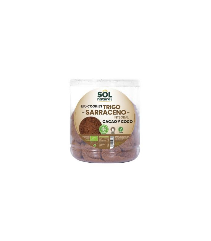 GALLETAS DE TRIGO SARRACENO COCO CACAO bote 1,3kg.