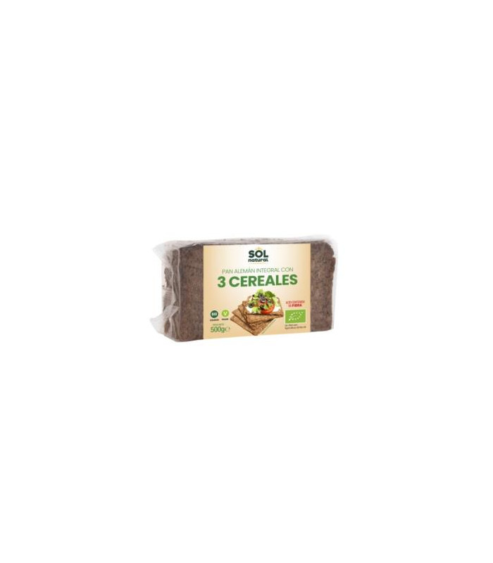 PAN ALEMAN TRES CEREALES 500gr. BIO
