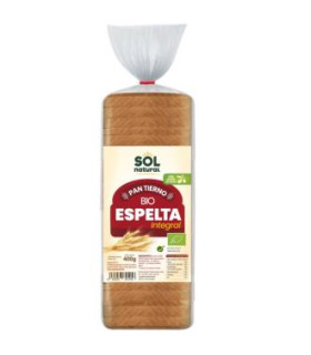 PAN DE MOLDE DE ESPELTA integral 400gr. BIO