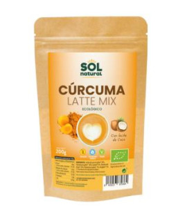 CURCUMA LATTE MIX con leche de coco 200gr.BIO SG
