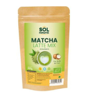 MATCHA LATTE MIX con leche de coco 200gr. BIO SG