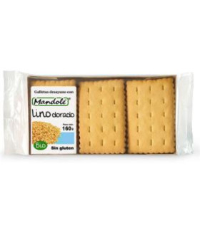 GALLETAS DE LINO DORADO desayuno 160g BIO SG